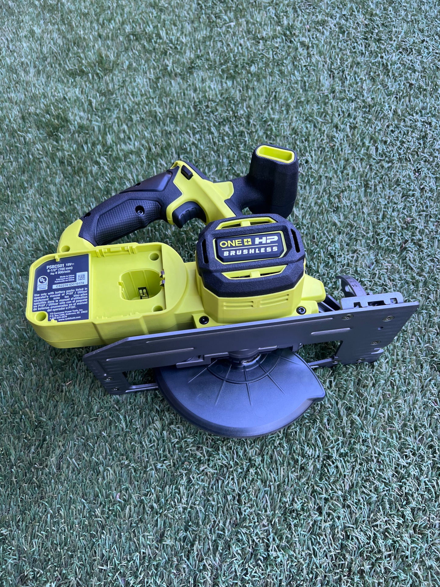 RYOBI ONE+ HP 18V Brushless Cordless Compact 6-1/2 in. Circular Saw (Tool Only)