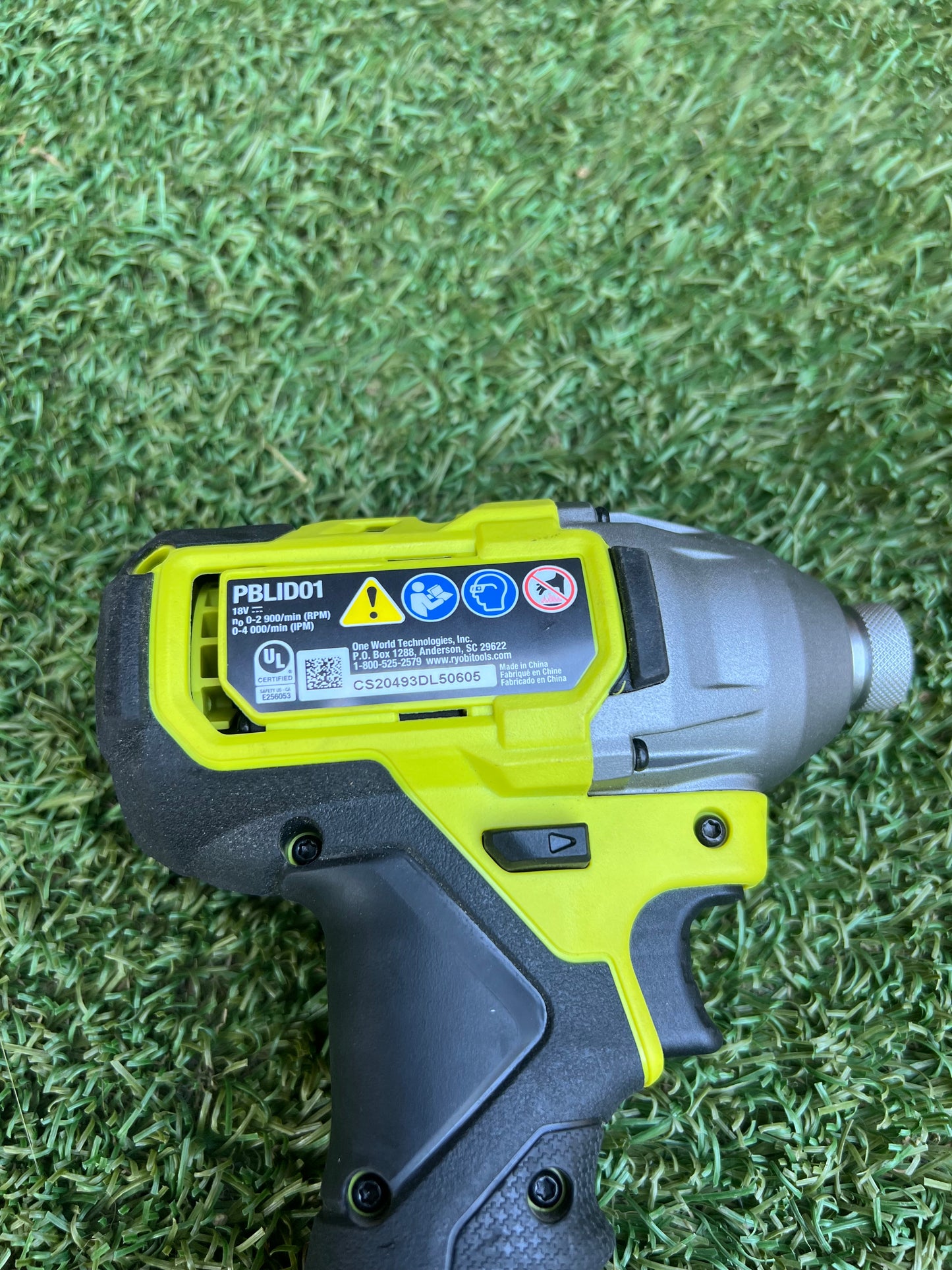 RYOBI ONE+ HP 18V Brushless Cordless 1/4 in. Impact Driver (Tool Only)